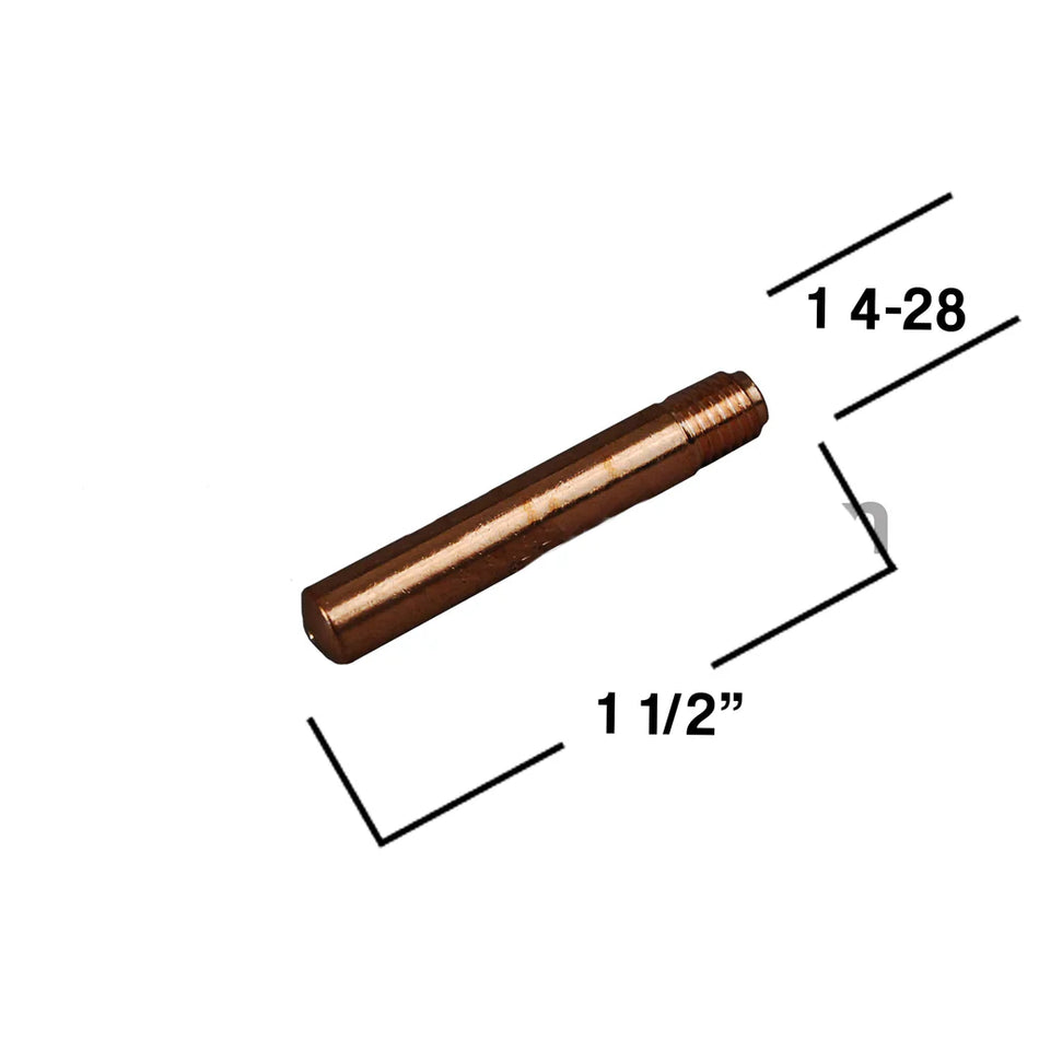 Contact Tip for Tweco #4 Style MIG Welding Guns - 10 Pack - Available in .023, .030, .035, .045