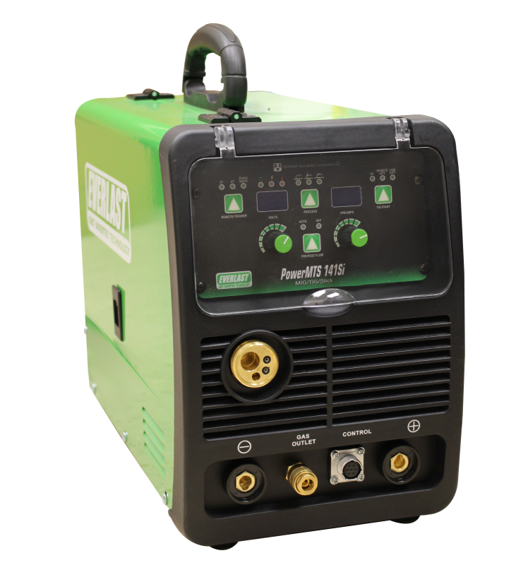 Everlast PowerMTS 141Si - 120V Portable Multi-Process Welder | MIG TIG Stick DC Inverter