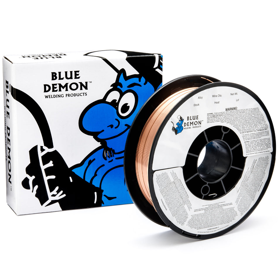 Blue Demon ER70S-6 .045" Carbon Steel MIG Welding Wire - Professional Grade X-Ray Quality