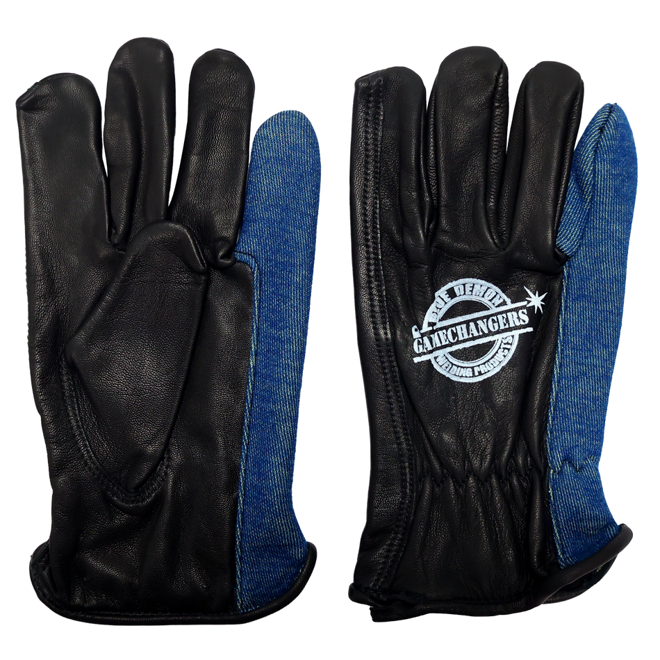 Blue Demon Gamechangers Shorties Welding Gloves - Premium Goat Leather Professional Safety Equipment
