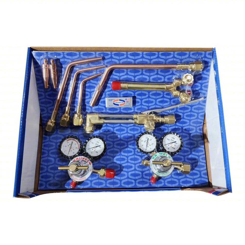 Uniweld Striker-VHD Heavy Duty Welding and Cutting Outfit - Complete Victor-Compatible Professional Kit