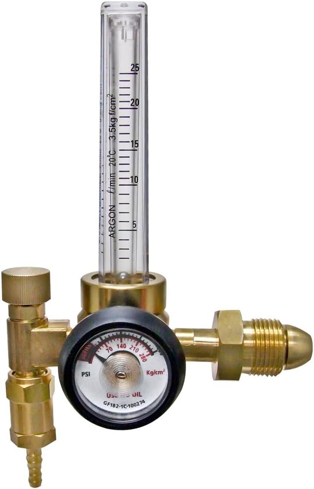Uniweld Ameriflame RF2480-580 Single Stage Argon Flowmeter Regulator - CGA-580