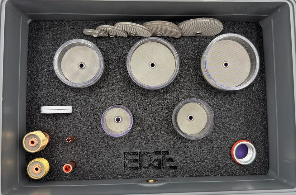 Genuine EDGE™ MAXSHIELD™ 5-Cup TIG Kit – Maximum Shielding Coverage