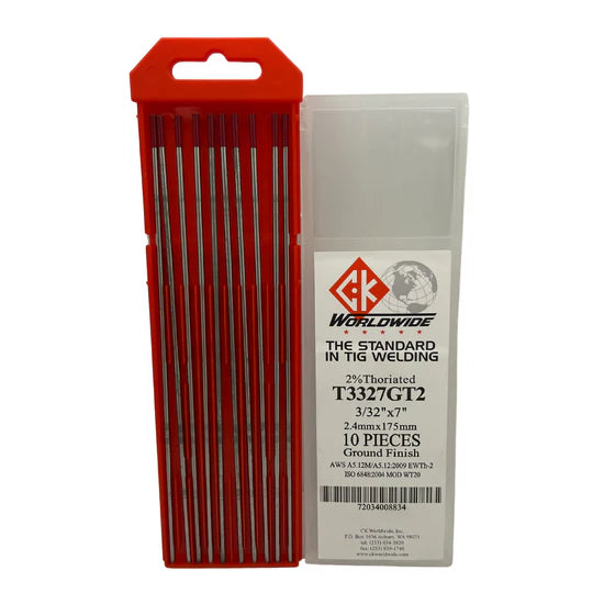 USA 250th Anniversary TIG Bundle – Defiant Metal White Gloves + 3/32 CK Tungsten (Red & Blue)