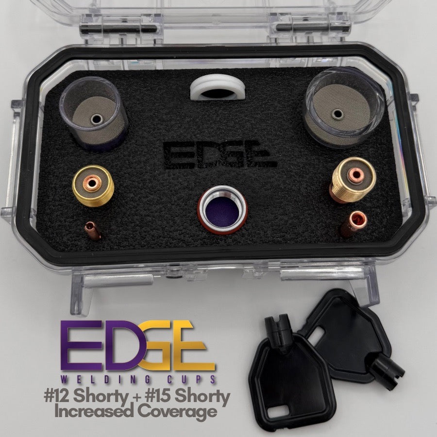 Genuine EDGE™ MAXSHIELD™ 2-Cup TIG Kit – Maximum Shielding Coverage
