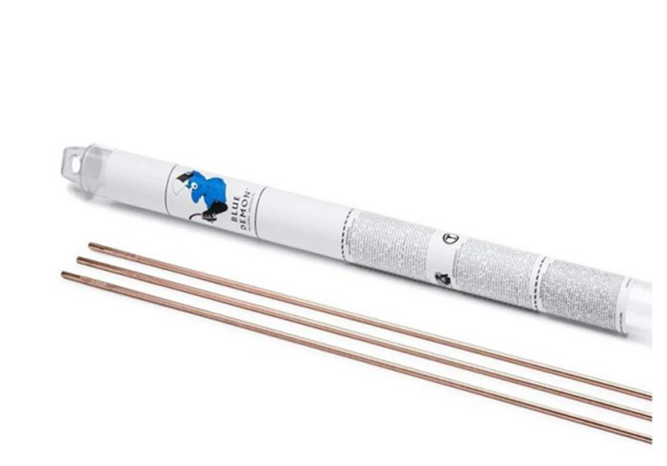Blue Demon ER70S-6 Carbon Steel TIG Welding Rod - 36" x 10 lb Tube - Premium Quality for Dirty or Rusty Steel
