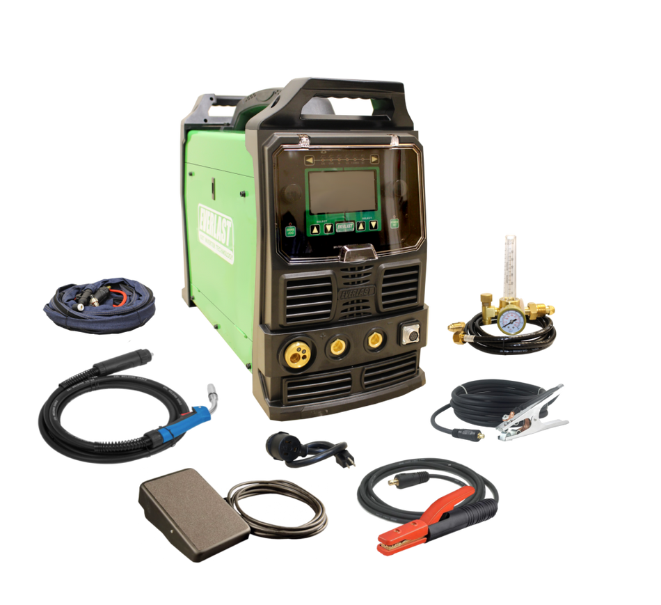 Everlast Thunder 215 Multiprocess Welder - MIG TIG Stick DC Inverter