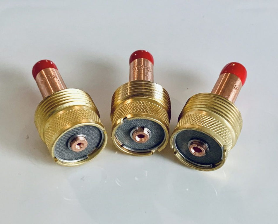 CK Worldwide 3 Series Large Diameter TIG Gas Lens (2-Pack) - 17/18 & 26 Torches | Professional GTAW